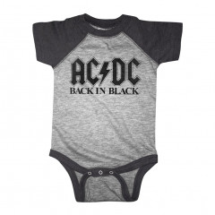 ACDC Back in Black two tone