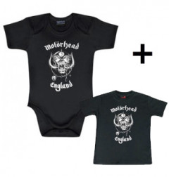 Giftset Motörhead Onesie Baby England & Motörhead Baby T-shirt England