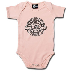 Foo Fighters Onesie Baby Rocker Logo Pink – metal onesies