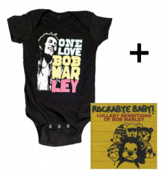 Giftset Bob Marley Baby Onesie Smile & Bob Marley CD