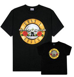 Duo Rockset Guns 'n Roses Father's T-shirt & Kids/Toddler T-shirt