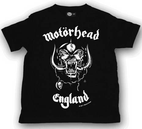 Motörhead rock kids clothing T-shirt England (Clothing)