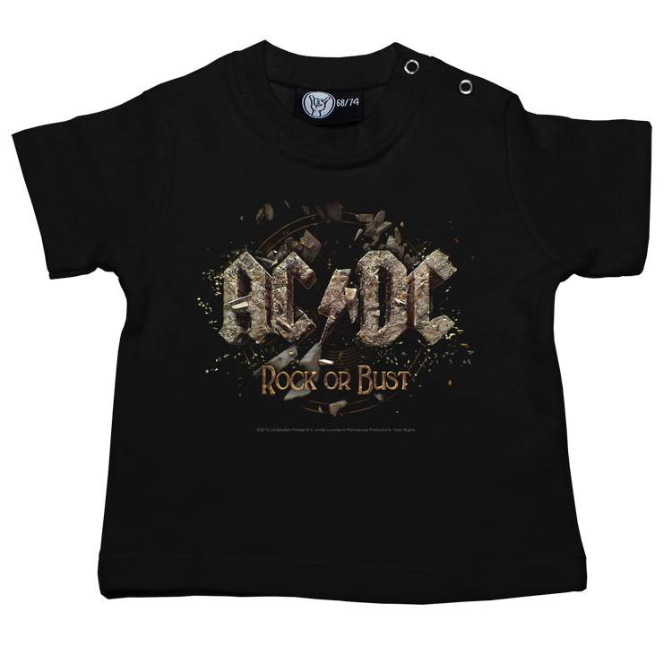 AC/DC Baby T-shirt Rock or Bust ACDC 