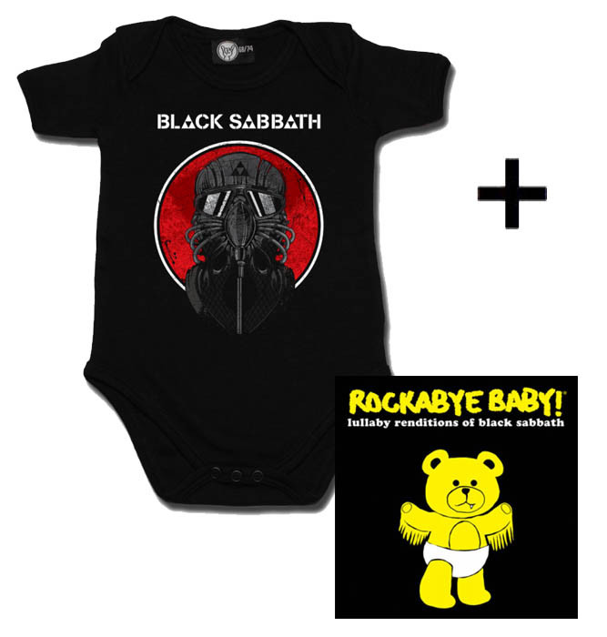 Giftset Black Sabbath Baby Onesie 2014 & Black Sabbath CD