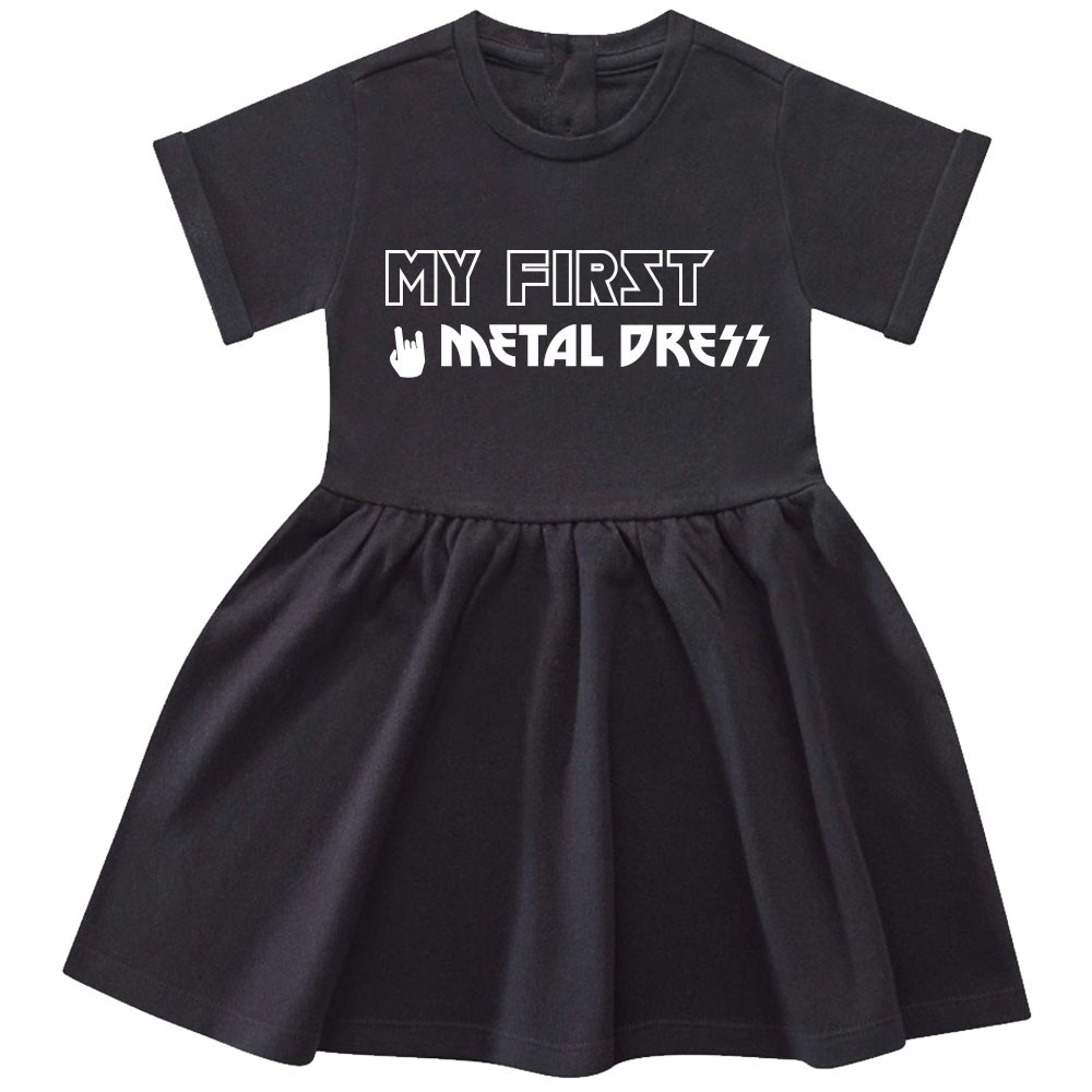 My First Metal baby dress