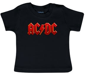 ACDC Baby T-shirt Logo Colour (Clothing)