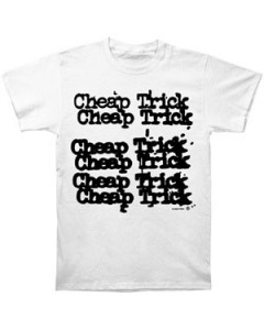 Cheap Trick Kids/Toddler T-shirt - Tee Stacked Logo White