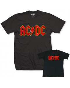 Duo Rockset AC/DC Father's T-shirt & Baby T-shirt