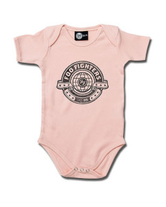 Foo Fighters Onesie Baby Rocker Logo Pink – metal onesies