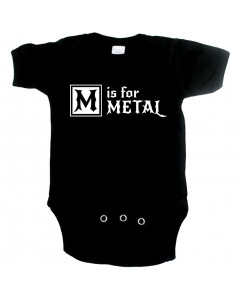 Metal Baby Onesie M is for metal