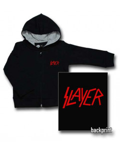 Slayer Baby Hoody Logo Red (Print On Demand)
