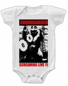 Soundgarden Onesie Baby Rocker Screaming Live