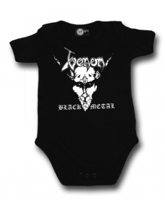 Venom Onesie Baby Rocker metal logo